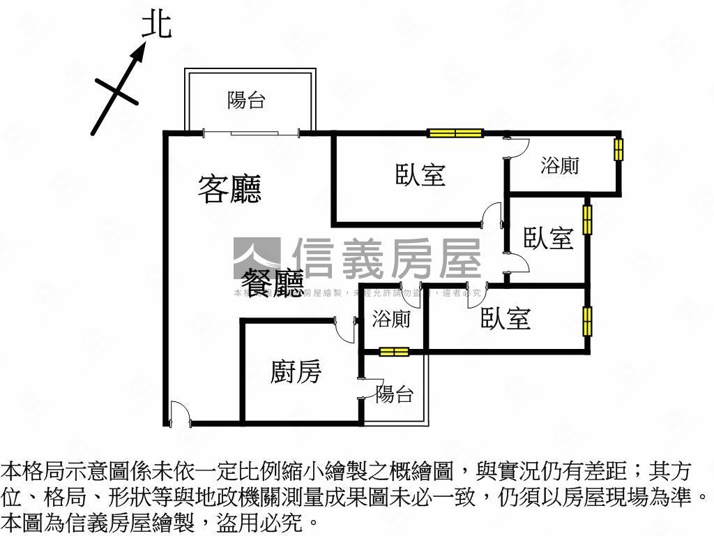 洲際Ｗ三房視野裝潢戶房屋室內格局與周邊環境