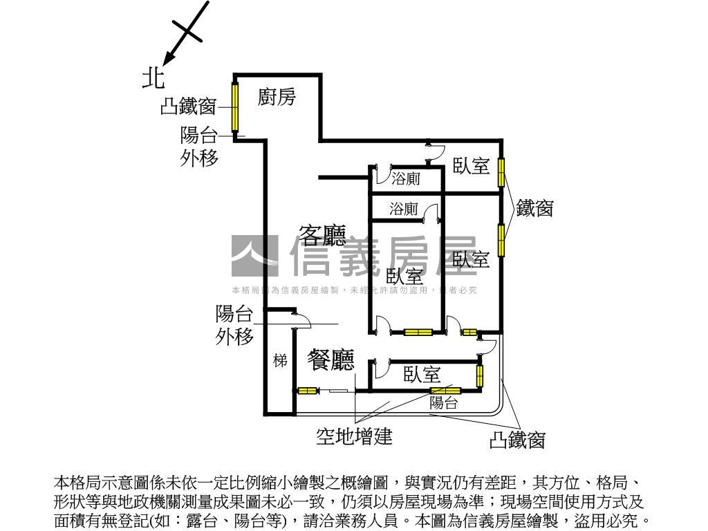 中正路１８５巷二樓大空間房屋室內格局與周邊環境