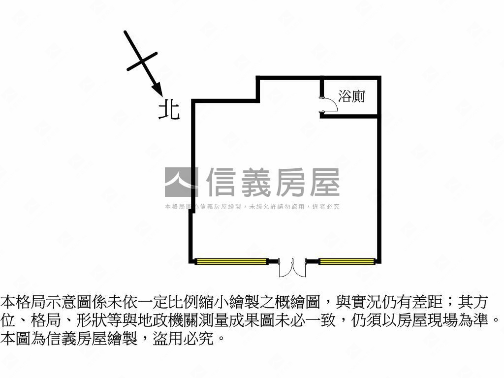 央北大面寬店面房屋室內格局與周邊環境