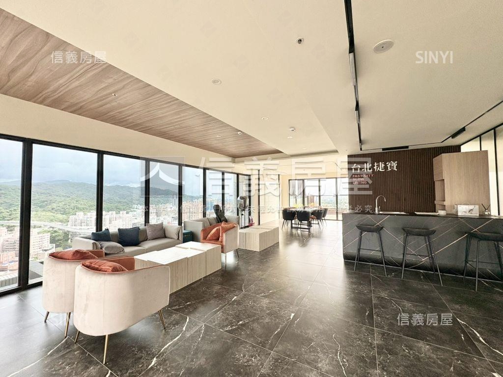 台北捷寶高樓景觀兩房雙衛房屋室內格局與周邊環境