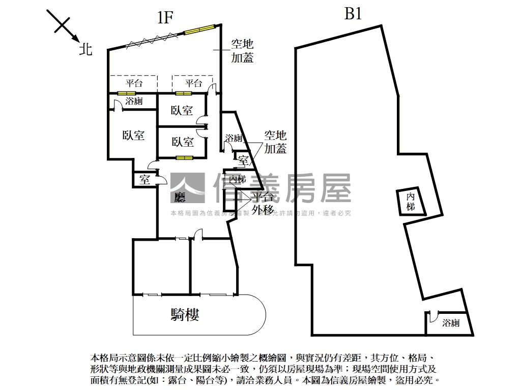 捷運新埔～黃金曝光店面房屋室內格局與周邊環境