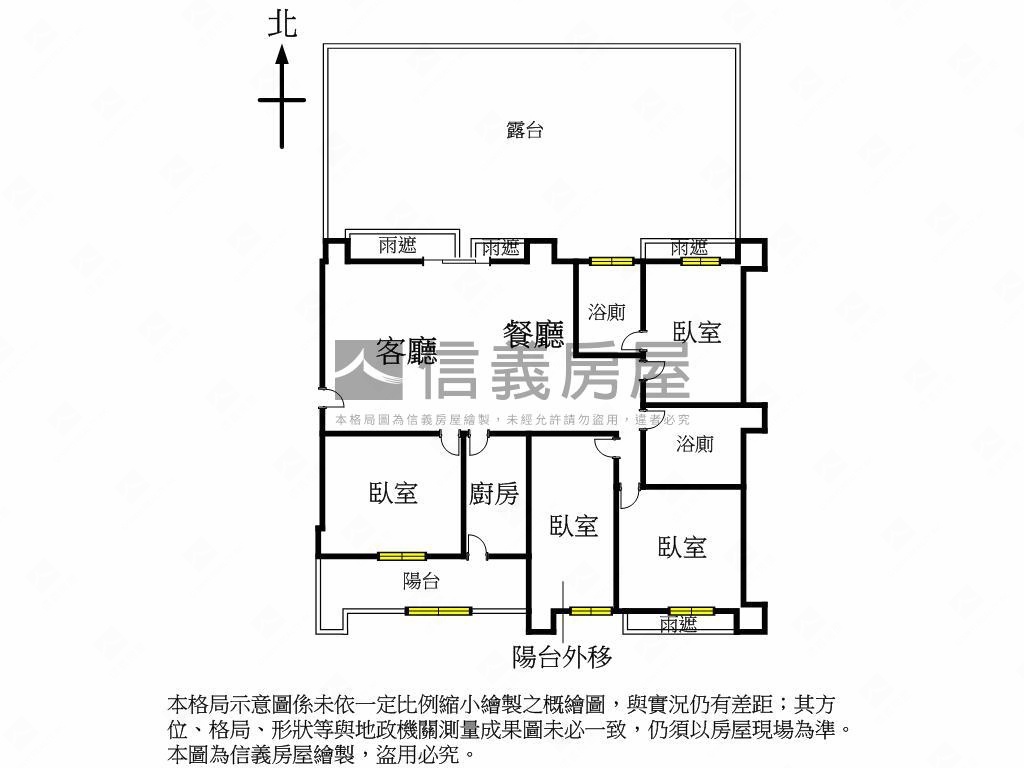 耀金品四房車位房屋室內格局與周邊環境