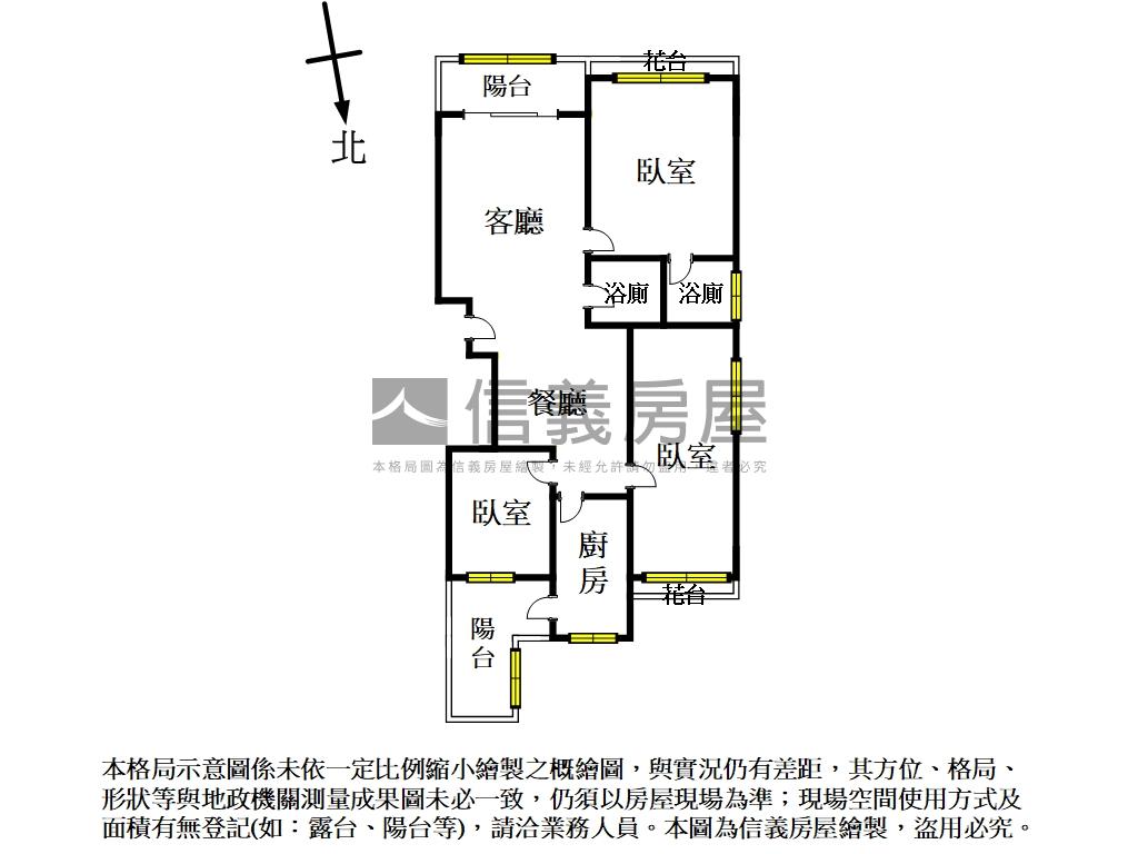 捷運～冠德住易３房車位房屋室內格局與周邊環境
