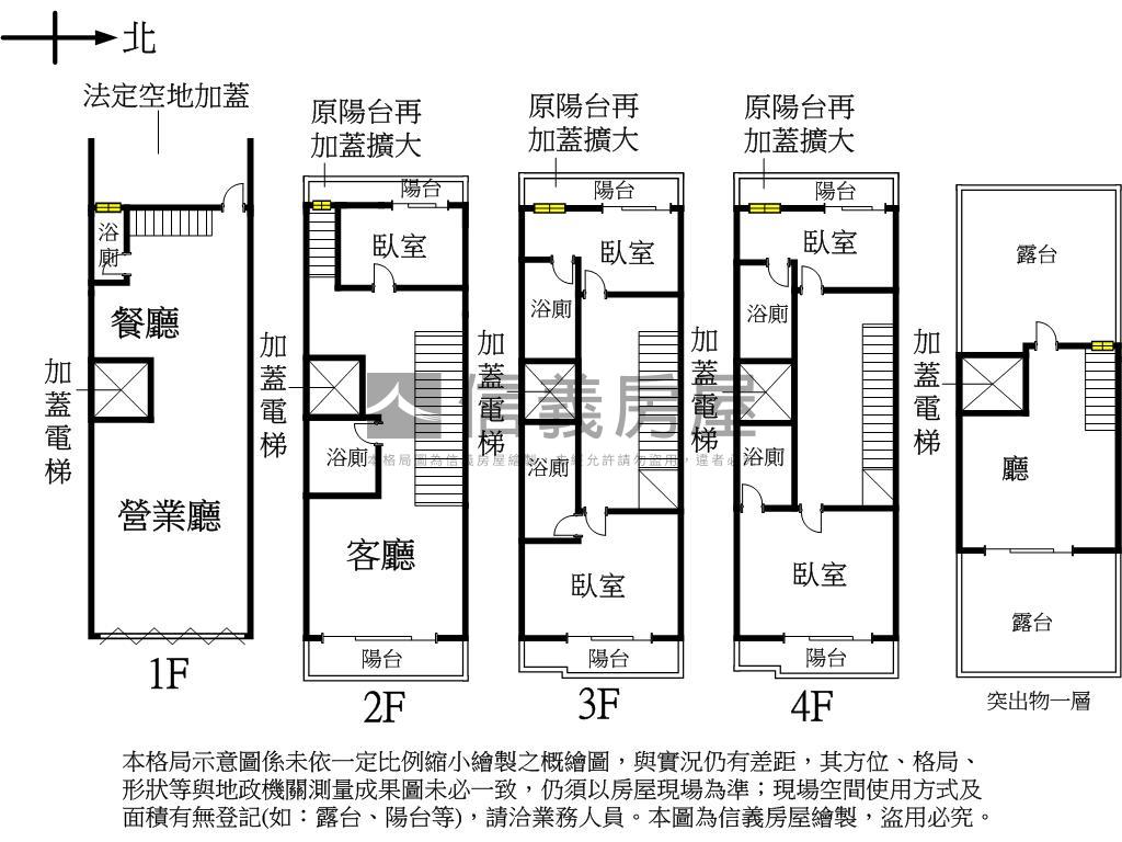 近漢神百貨加蓋電梯店住Ｂ房屋室內格局與周邊環境