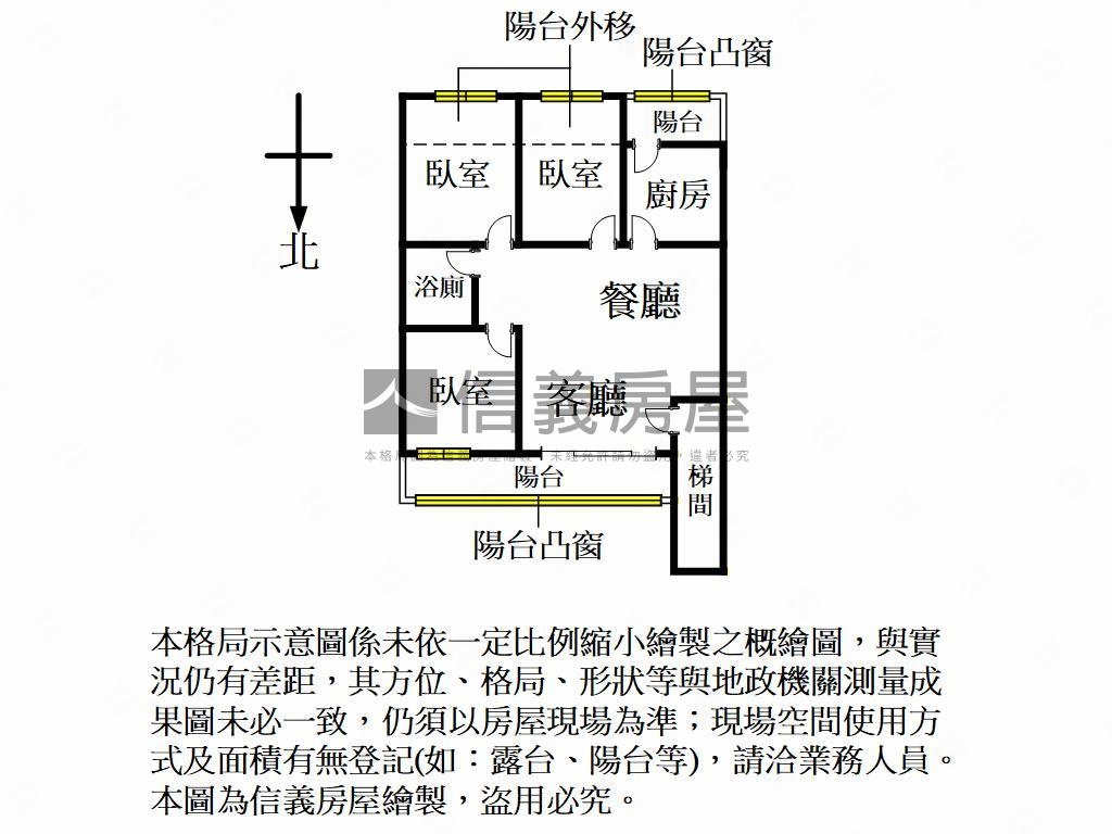 近忠福國小交流道下美三房房屋室內格局與周邊環境