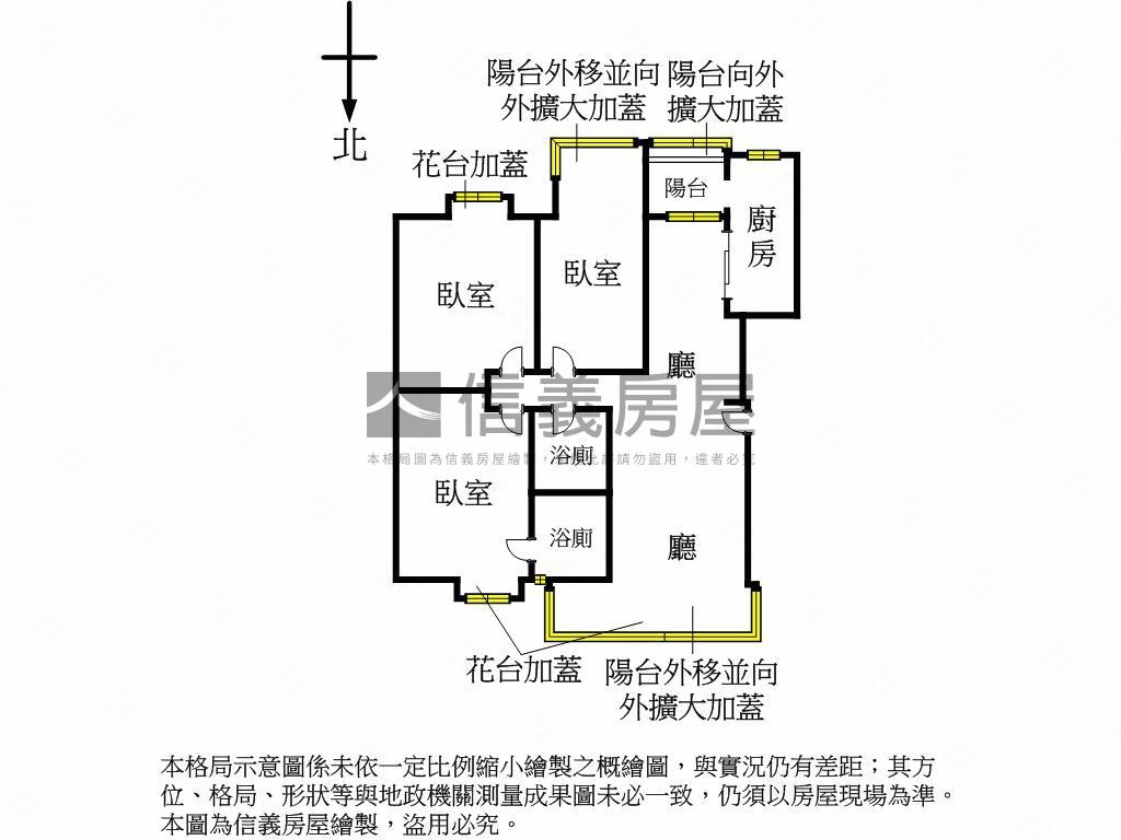 大直高樓美邸三房車位房屋室內格局與周邊環境