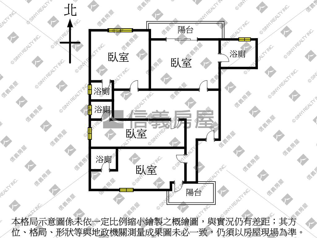 近中山醫收租４套房房屋室內格局與周邊環境