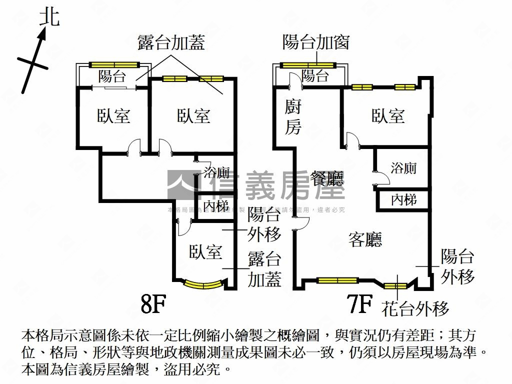青梅竹馬樓中樓房屋室內格局與周邊環境
