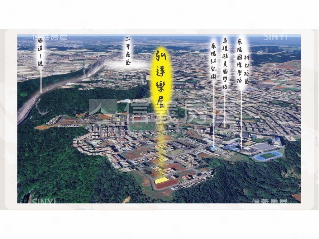 弘達樂居透天Ａ１戶房屋室內格局與周邊環境