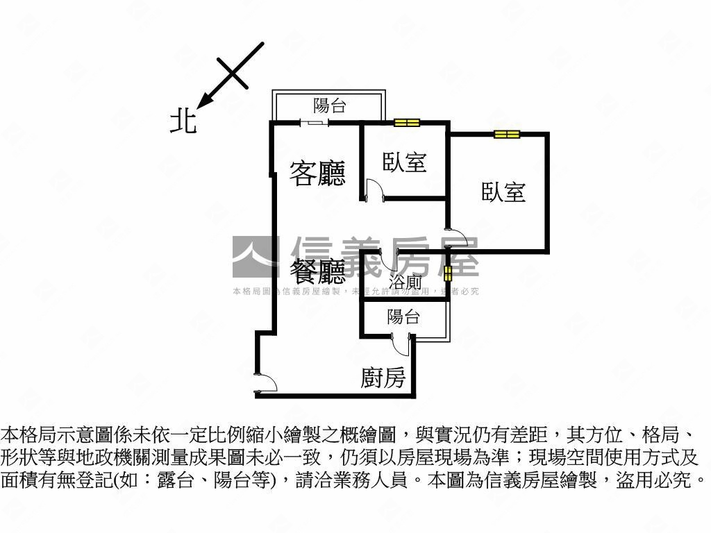 昌祐閱灣次頂樓精裝兩房房屋室內格局與周邊環境