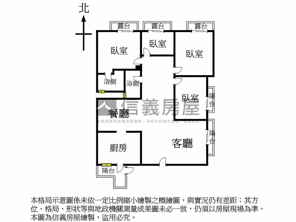 四房模範街次頂樓華廈房屋室內格局與周邊環境