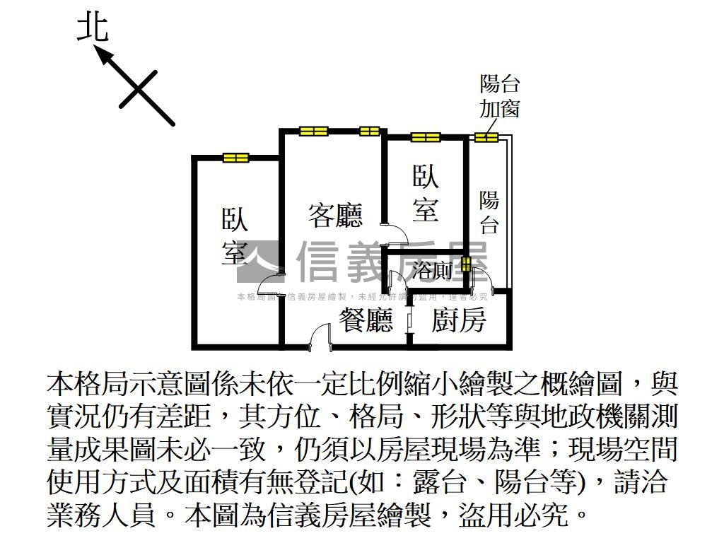 興希望大兩房高樓層視野戶房屋室內格局與周邊環境