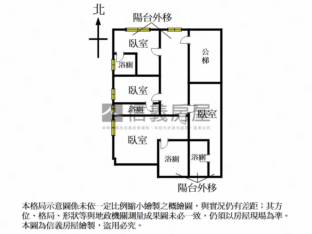 近捷運方正３樓房屋室內格局與周邊環境