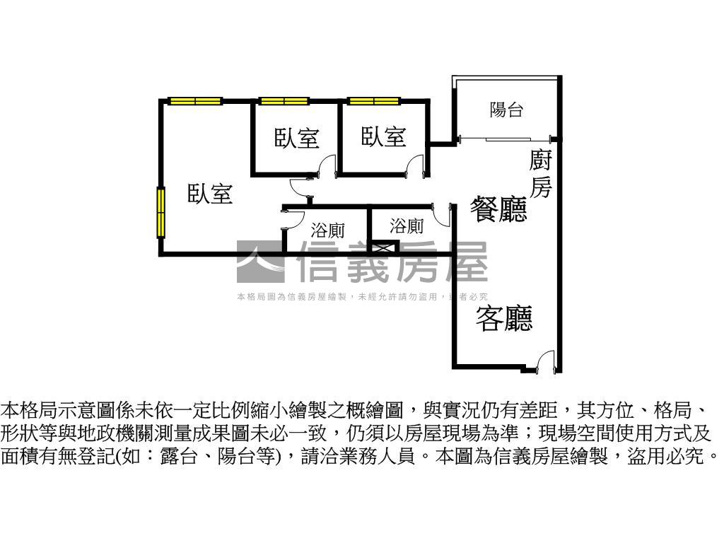 都廳大院Ｈ棟三房車位房屋室內格局與周邊環境