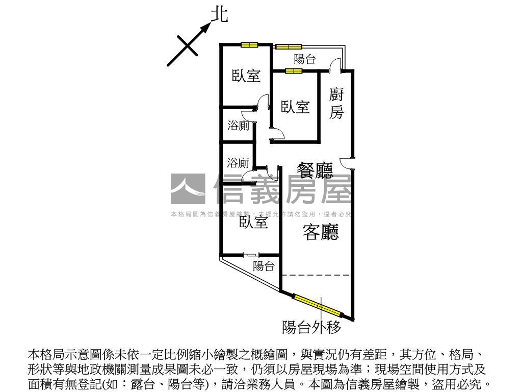 建工商圈高樓大三房美宅房屋室內格局與周邊環境
