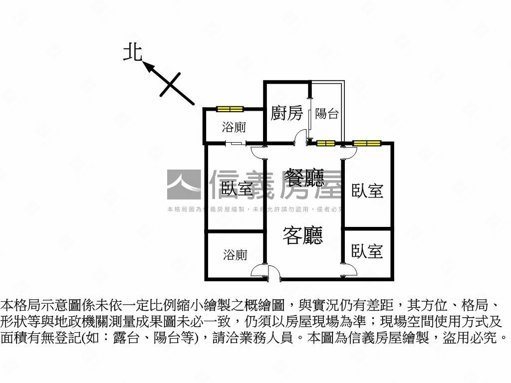 面外視野＊高坪效三房車位房屋室內格局與周邊環境