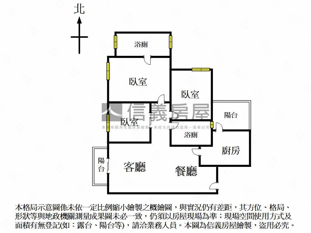 順天景美美三房附平車房屋室內格局與周邊環境