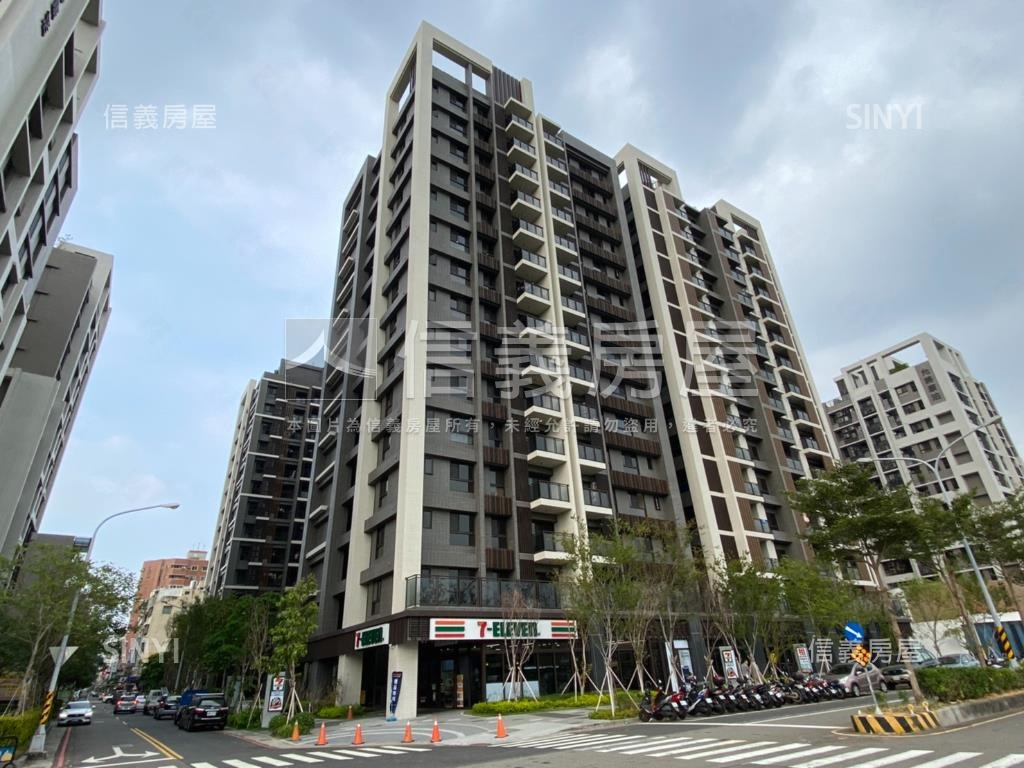 興大康橋兩房高樓平車房屋室內格局與周邊環境