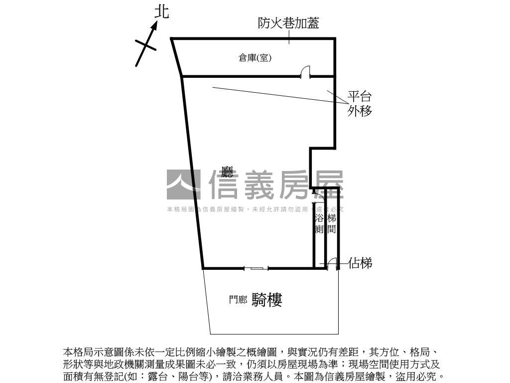 環河南路二段三角窗金店面房屋室內格局與周邊環境