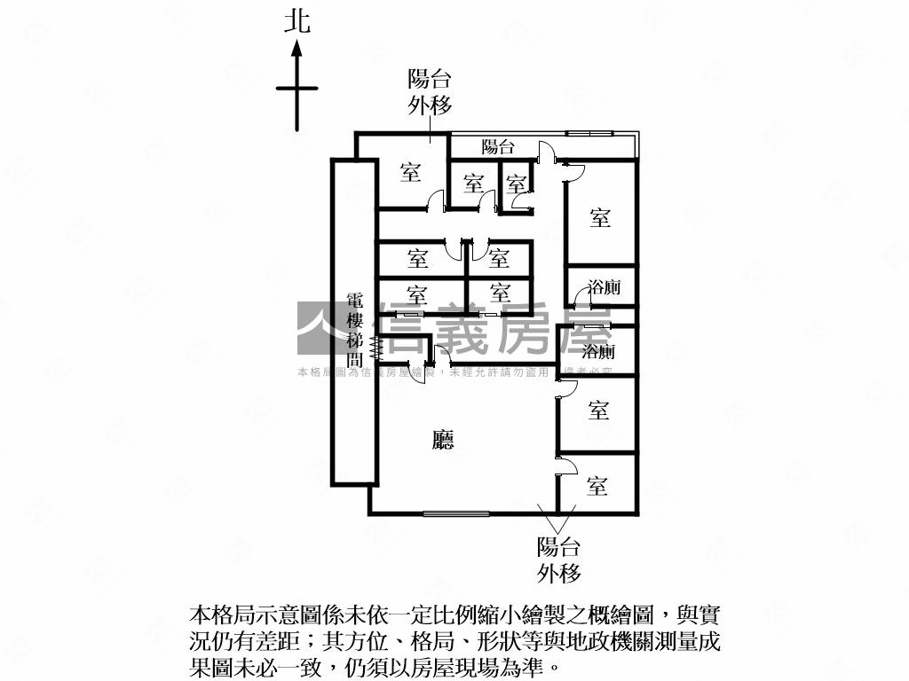 敦北民生登記商業用房屋室內格局與周邊環境