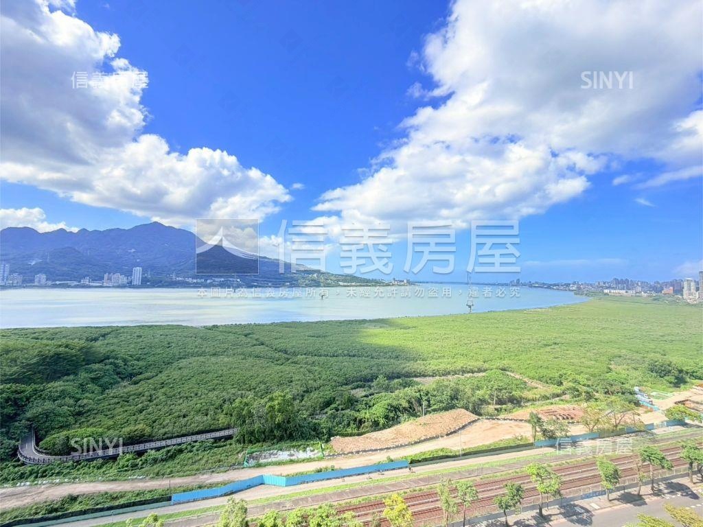 觀音河景廣角映入美宅房屋室內格局與周邊環境