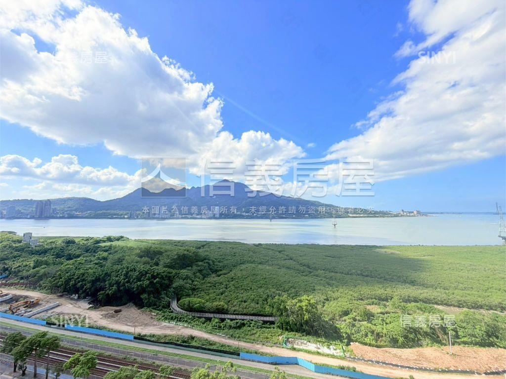 觀音河景廣角映入美宅房屋室內格局與周邊環境