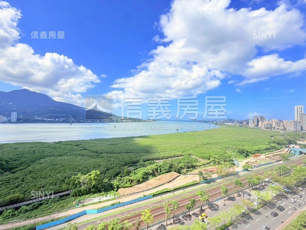 觀音河景廣角映入美宅房屋室內格局與周邊環境