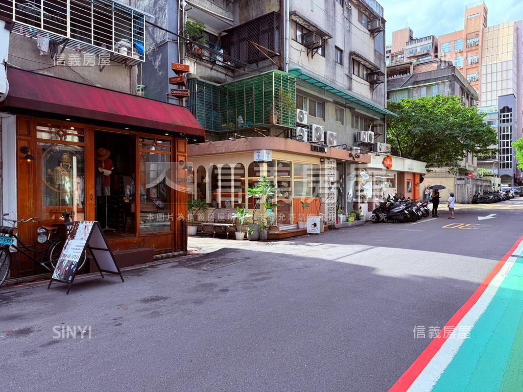 大安區三個店面三角窗房屋室內格局與周邊環境