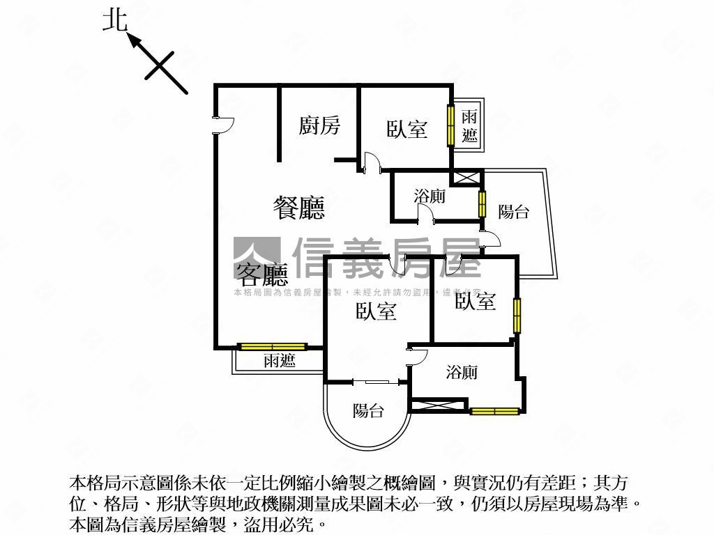 精銳ＦＵＮ未來三房河畔戶房屋室內格局與周邊環境