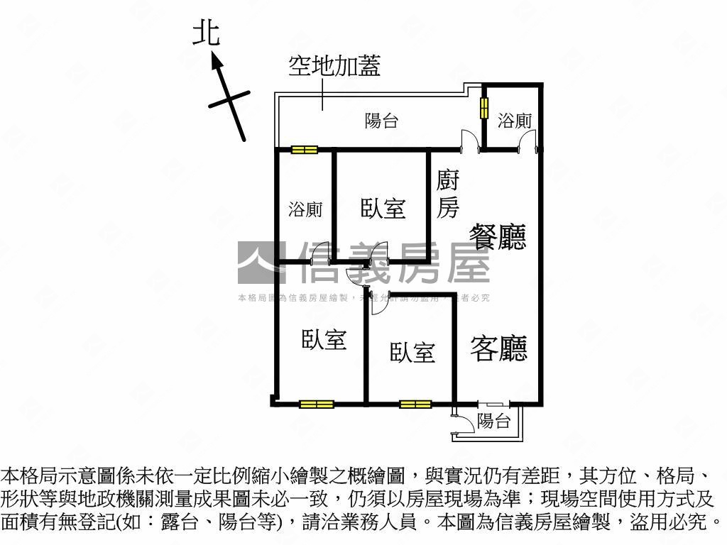 全新未住●◎涵森三房平車房屋室內格局與周邊環境