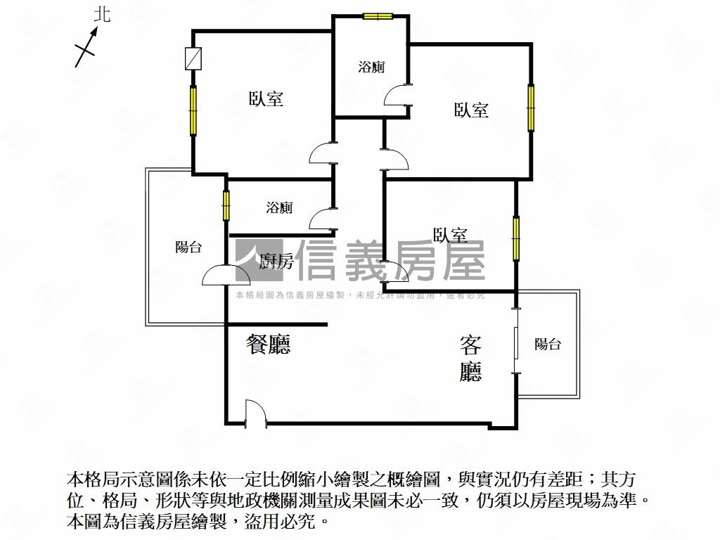 ☎︎曜昇詠恆景觀３房平車房屋室內格局與周邊環境