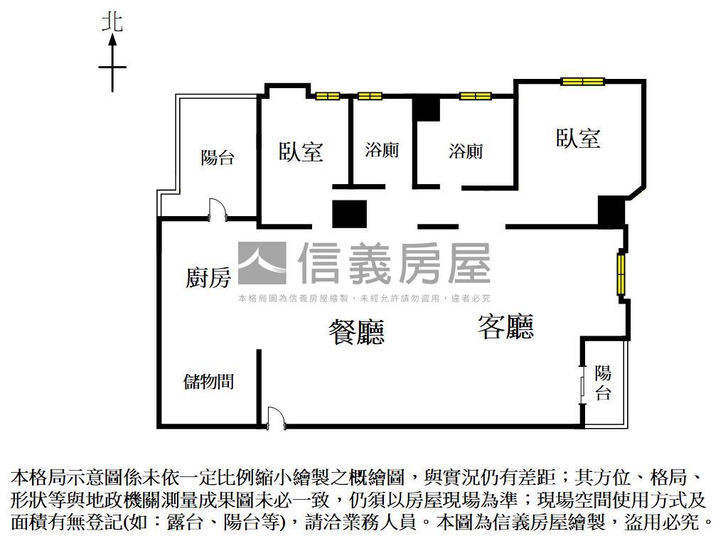 富立－閃亮亮經典元翰門房屋室內格局與周邊環境