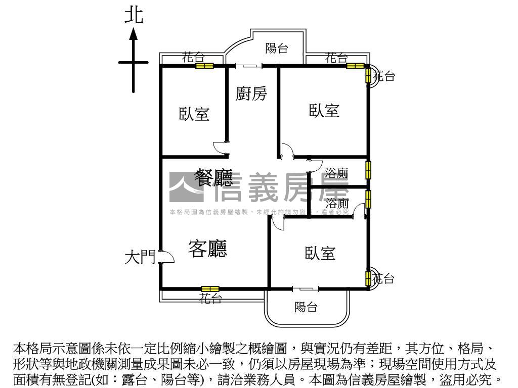 世紀座標｜三房平車好視野房屋室內格局與周邊環境