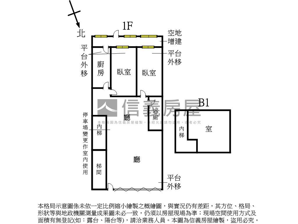 明德站●可住辦１樓房屋室內格局與周邊環境