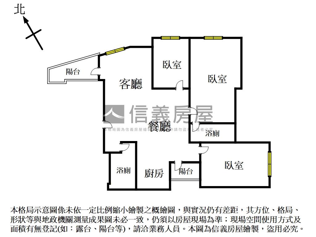 Ｙ１９旁藏藝邊間三房車位房屋室內格局與周邊環境