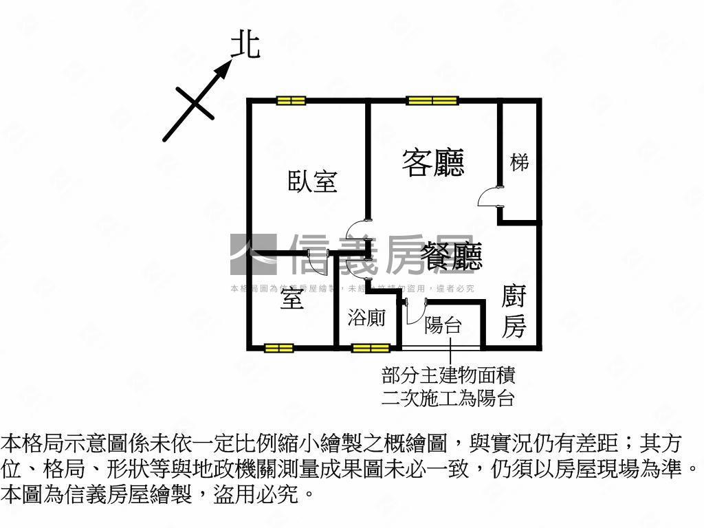 中正貳樓美寓房屋室內格局與周邊環境