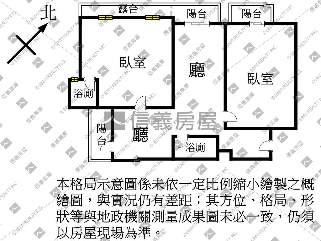 青埔Ａ１８新潤君頤露臺戶房屋室內格局與周邊環境