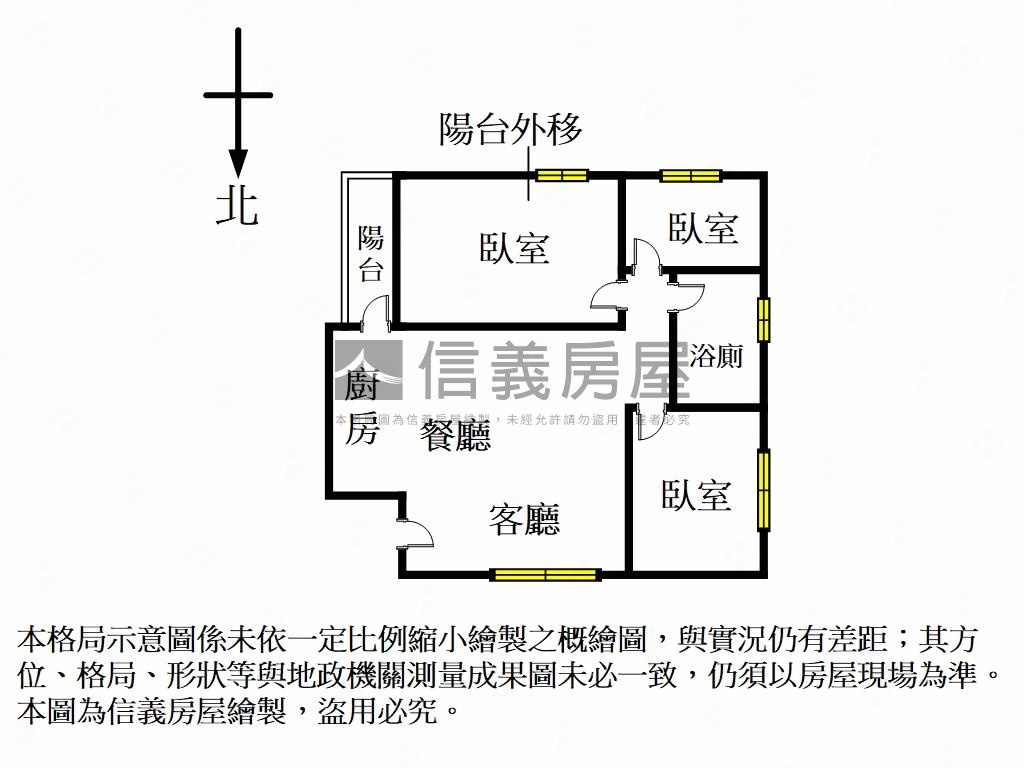 正義．大安．捷運舒適三房房屋室內格局與周邊環境