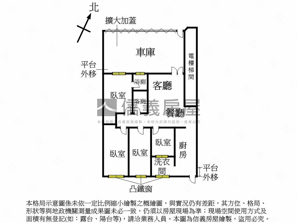 專任永吉路雙車庫稀有一樓房屋室內格局與周邊環境