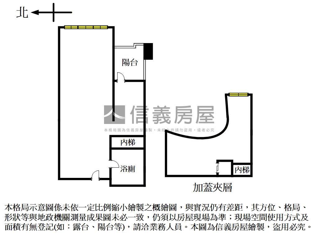 朝南山景Ｂ棟南加州房屋室內格局與周邊環境