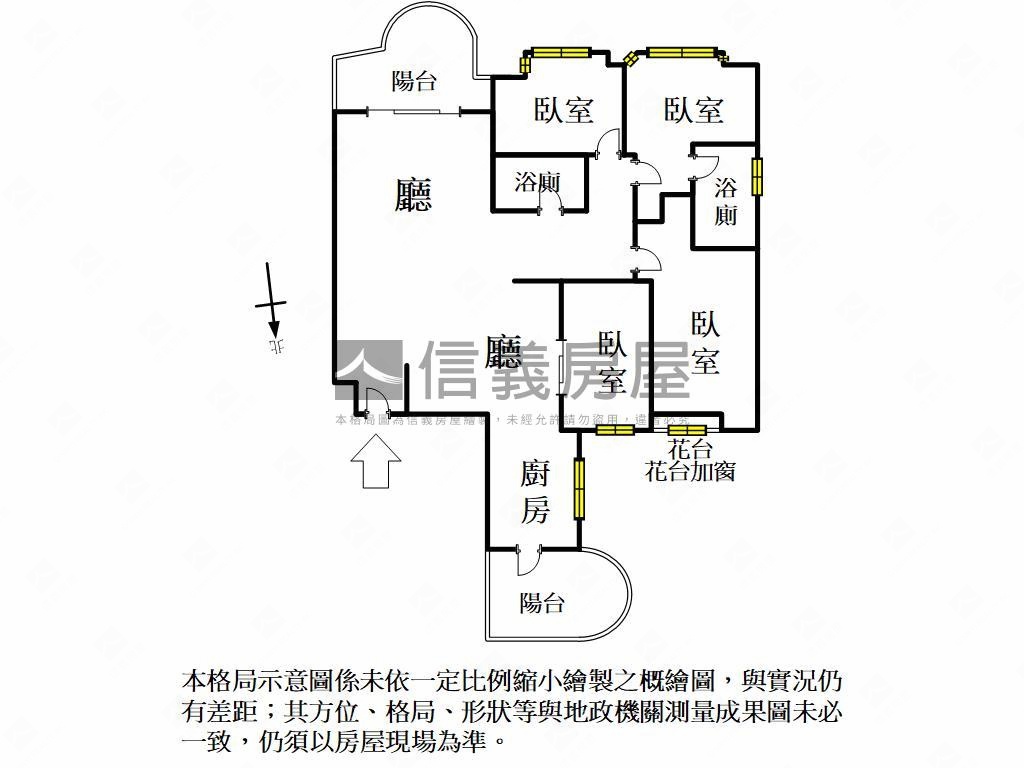 巨蛋全誠明亮大四房平車房屋室內格局與周邊環境