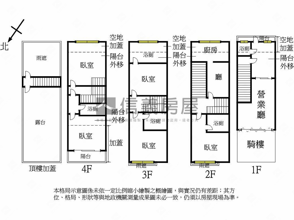 鳳翔稀有正路美透店房屋室內格局與周邊環境
