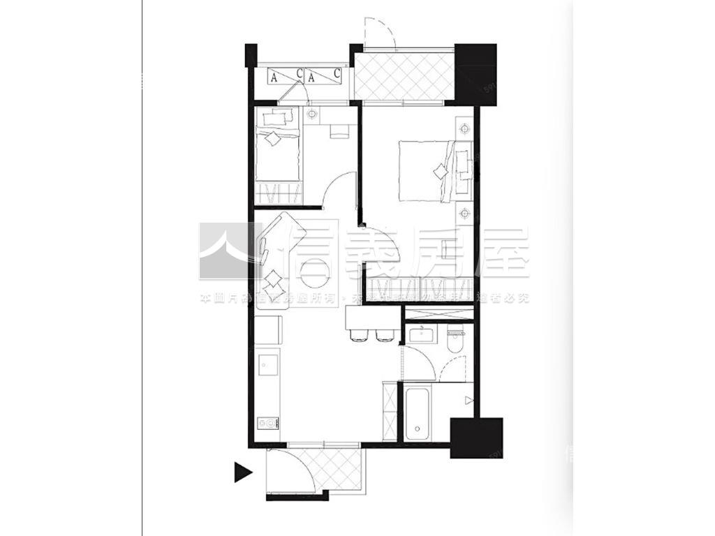 橋科青埔捷運森遠二房平車房屋室內格局與周邊環境