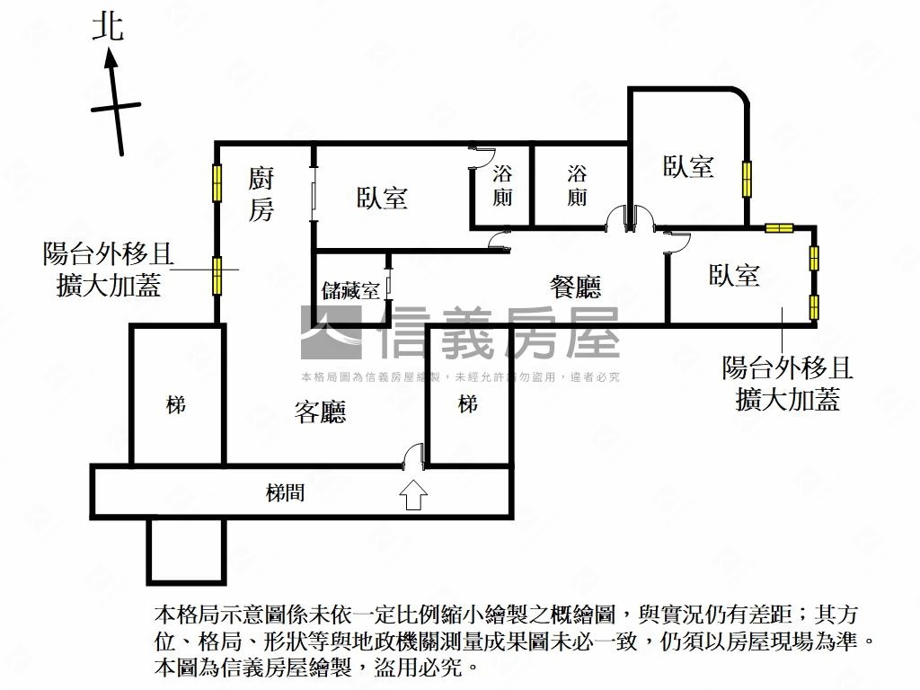 容石園典雅美三房房屋室內格局與周邊環境