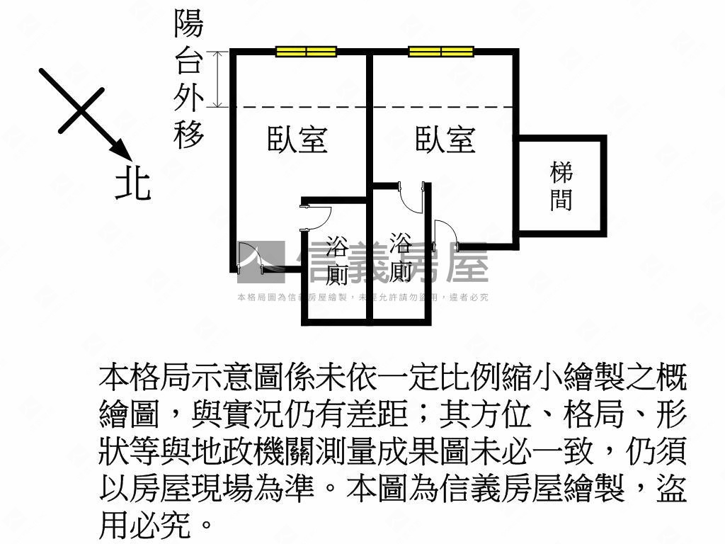銘傳寶利發收租兩房房屋室內格局與周邊環境