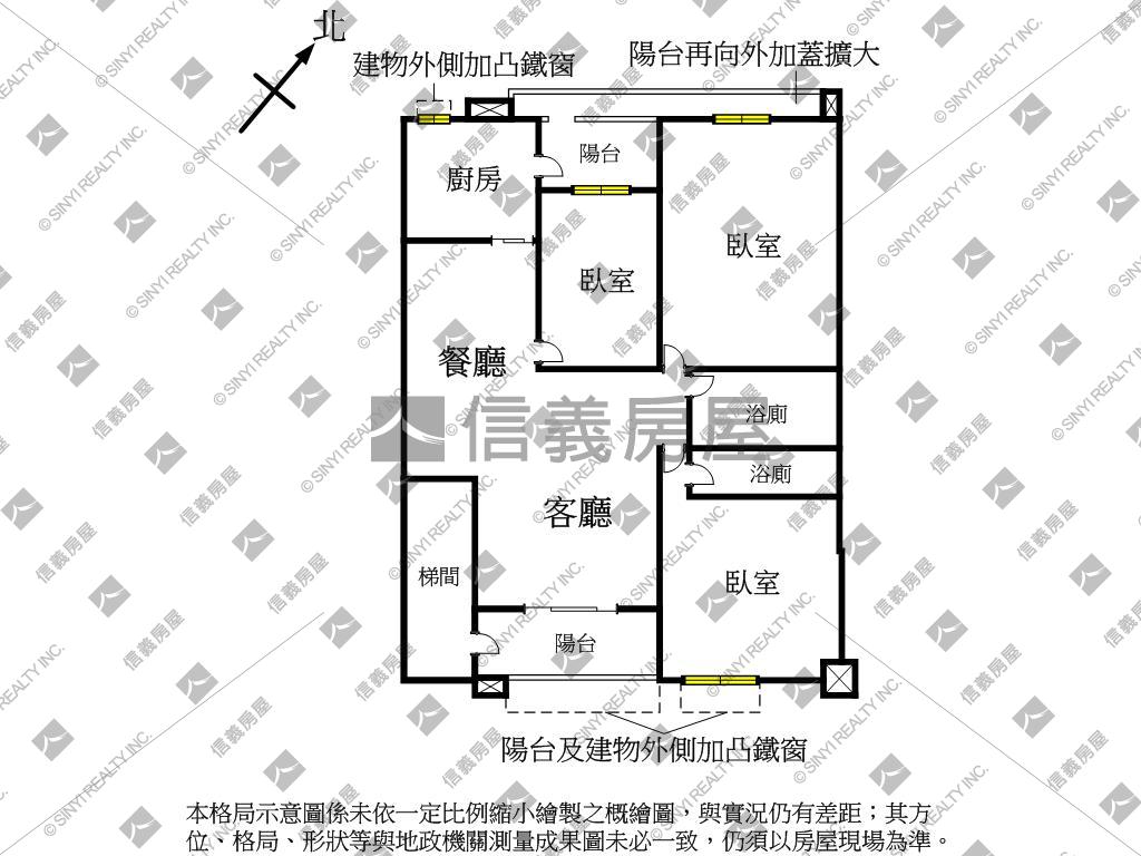 海山捷運站旁電梯方正三房房屋室內格局與周邊環境