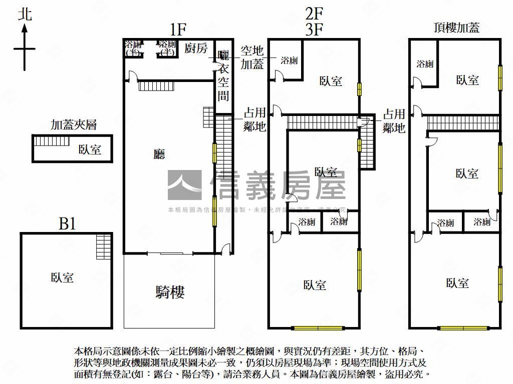 正梅亭街收租透套房屋室內格局與周邊環境