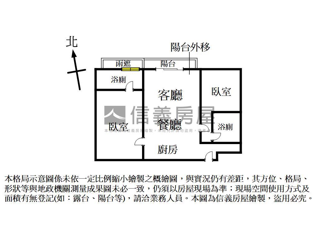 捷運宅！兩房兩衛裝潢戶房屋室內格局與周邊環境