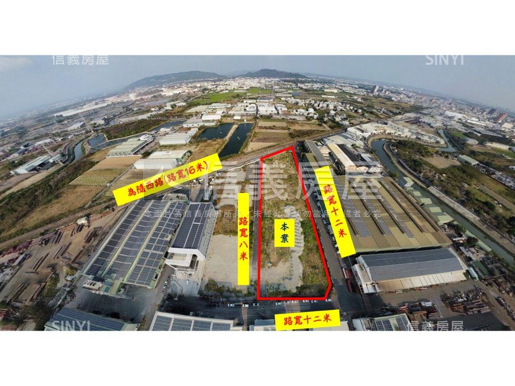 岡山為隨四千坪丁工業地房屋室內格局與周邊環境