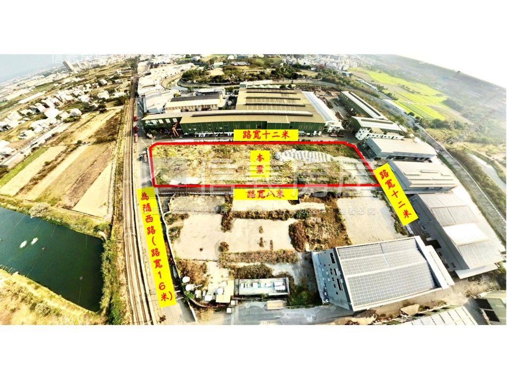 岡山為隨四千坪丁工業地房屋室內格局與周邊環境